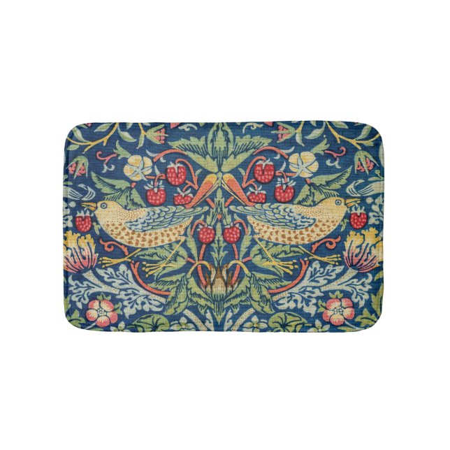 Tapis De Bain William Morris - Thief aux fraises (Devant)