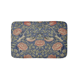 Tapis De Bain William Morris Tudor Fond d'écran Rose