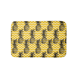 Tapis De Bain Zigzags d'ananas