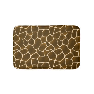Tapis De Bain Zones de girafe de style sauvage Peau animale Safa