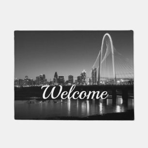 Tapis de bienvenue à personnaliser - Dallas Skylin