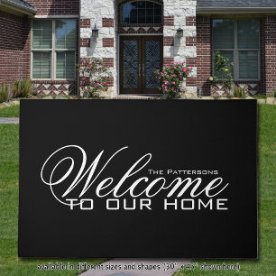 Tapis de Bienvenue Famille Nom Simplicité Élégante