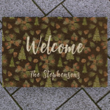 Tapis de Bienvenue Personnalisé aux Pins de l'Hive