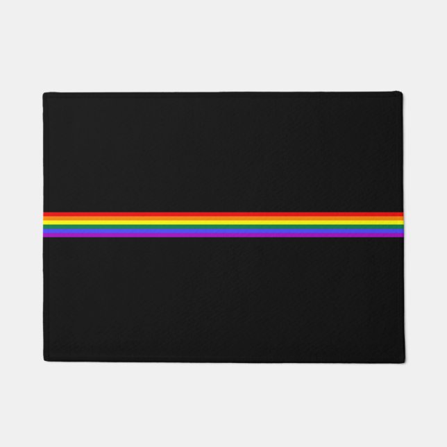 Tapis de bienvenue personnalisé avec drapeau arc-e (Devant)