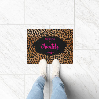 Tapis de bienvenue personnalisé Glamoratti à motif
