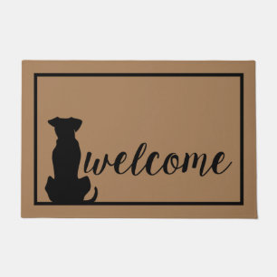 Tapis de bienvenue pour chien (Couleurs personnali