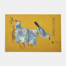 Tapis de bienvenue pour thé pour deux