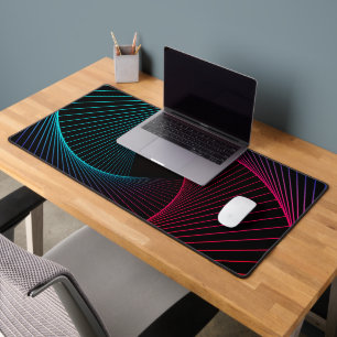 Tapis de bureau à motif géométrique