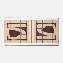 Tapis de bureau abstraits