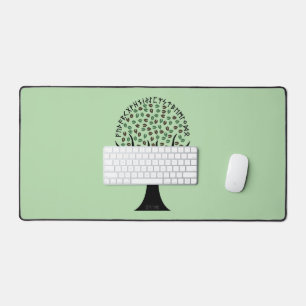 Tapis de bureau Arbre Runique