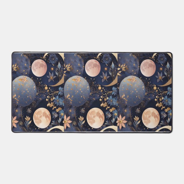 Tapis de bureau avec conception de planète (Recto)