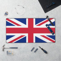 Tapis de bureau avec drapeau du Royaume-Uni