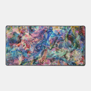 Tapis de bureau avec illustration Abstraite multic