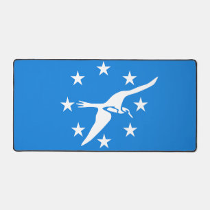 Tapis de bureau avec le drapeau de Corpus Christi,