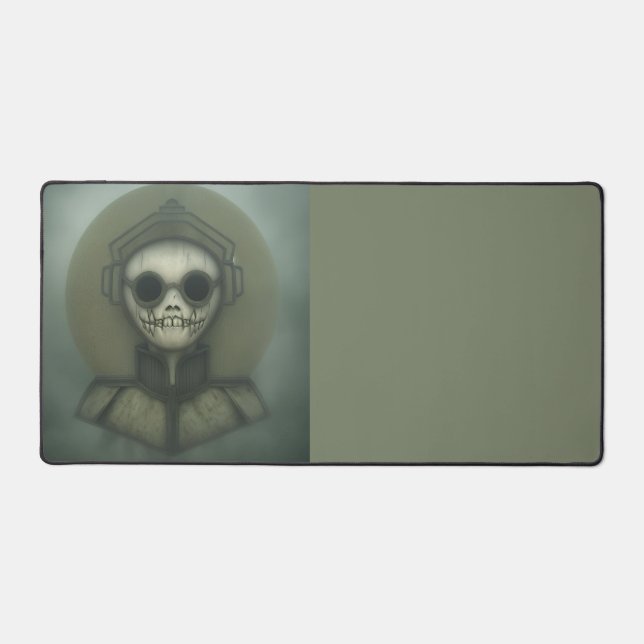 Tapis de bureau brouillard de squelette (Recto)