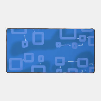 Tapis de bureau Carré géométrique Tint Bleu