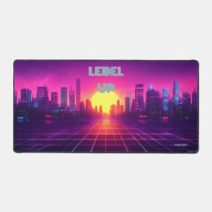 Tapis de bureau Crépuscule de la ville néon
