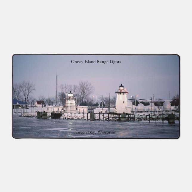 Tapis de bureau de la chaîne Grassy Island (Recto)
