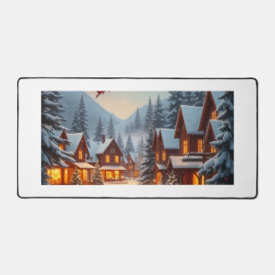Tapis de bureau de Noël