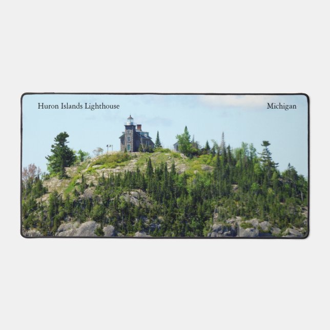 Tapis de bureau du phare Huron Islands (Recto)