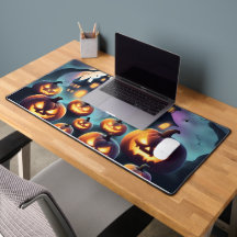 Tapis de bureau éffrayant pour l'halloween