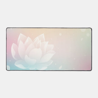 Tapis de bureau Elegant Lotus Bloom