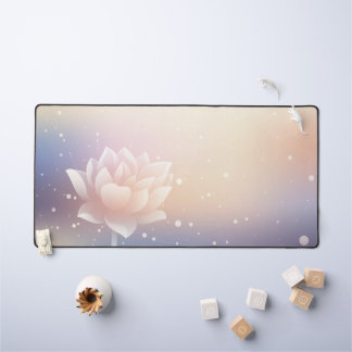 Tapis de bureau Elegant Lotus Bloom