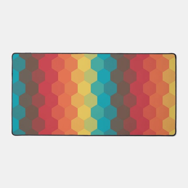Tapis de bureau en nid d'abeille (Recto)