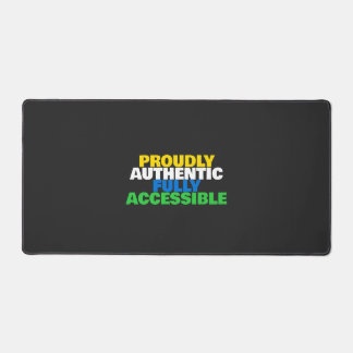 Tapis de bureau en typographie personnalisée Fiert