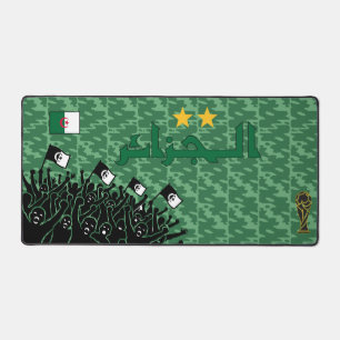 Tapis de bureau Équipe nationale d'Algérie - Fan d