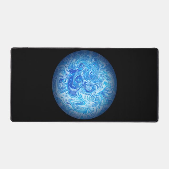 Tapis de bureau fluide Calm Tide (Recto)