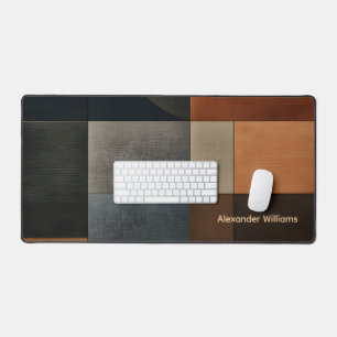 Tapis de bureau géométrique moderne personnalisé