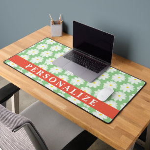 Tapis de bureau personnalisé avec imprimé fleur ma