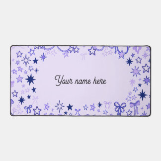 Tapis de bureau personnalisé étoiles de rêve