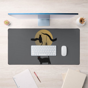 Tapis de bureau pleine lune hantée