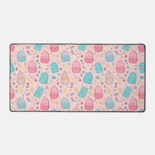 Tapis de bureau pour enseignante rose, Tapis de bu