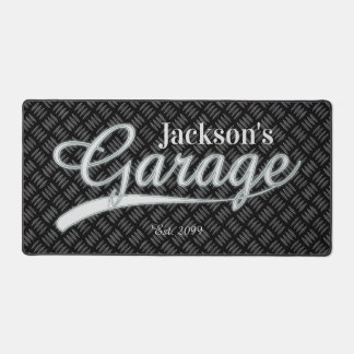 Tapis de bureau pour tablettes d'outil Garage gris