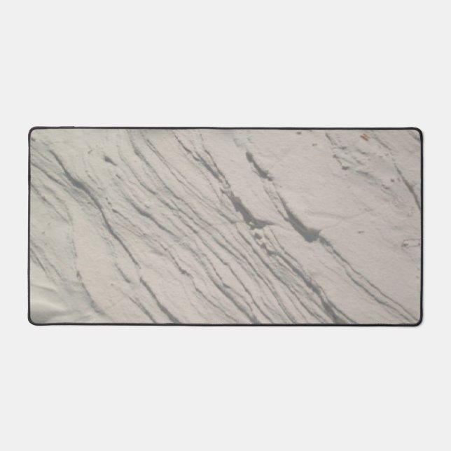 Tapis de bureau - Sable Blanc (Recto)