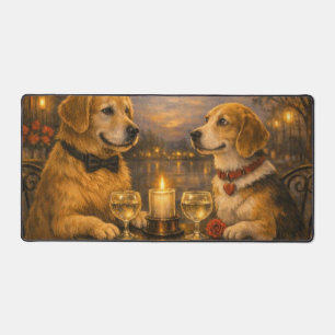 Tapis de Bureau Soirée Canine Moments Chauds