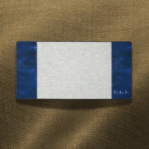Tapis de bureau sous-main en simili cuir bleu cout