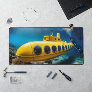 Tapis de bureau Yellow Submarine !