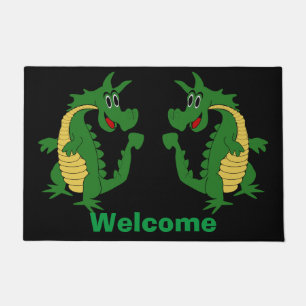 Tapis de conception Dragon Vert