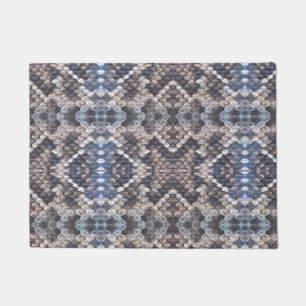 Tapis de la peau de crotale de diamant oriental