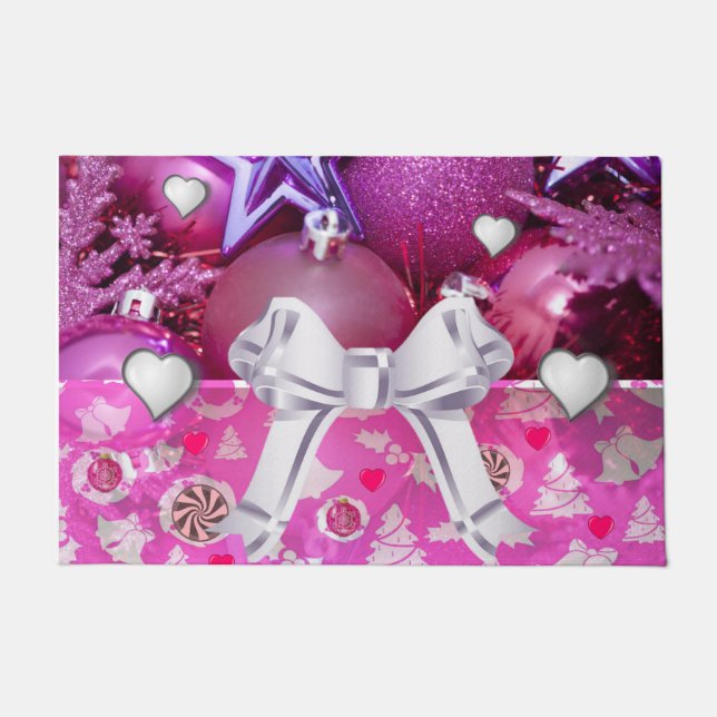 Tapis de Noël pour porte (Devant)