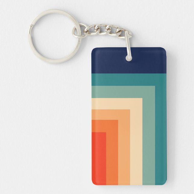 Tapis de palette de couleurs les années 70 rétros (Devant)