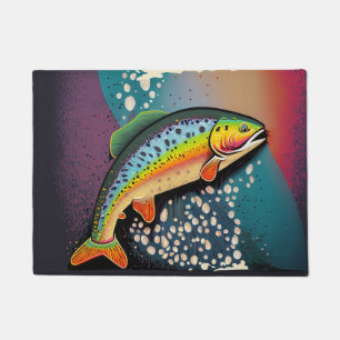 Tapis de pêche personnalisé - Tapis de bienvenue p