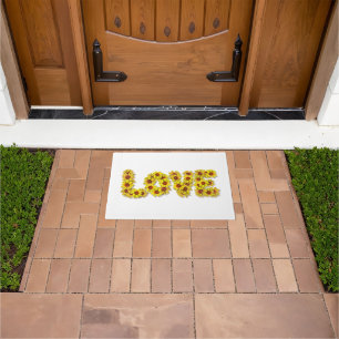 Tapis de porte Amour Tournesol
