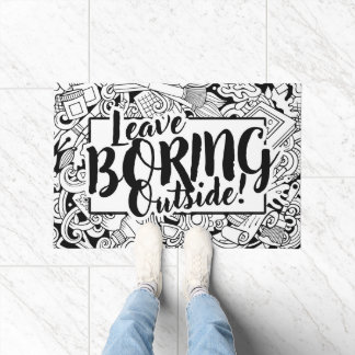 Tapis de porte amusant !