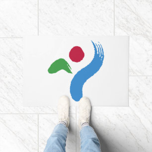 Tapis de porte avec le drapeau de Séoul, Corée du