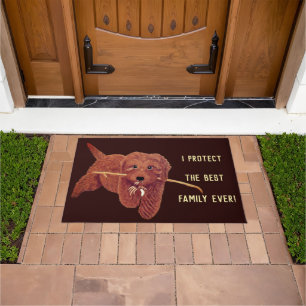 Tapis de porte chien doré Goldie